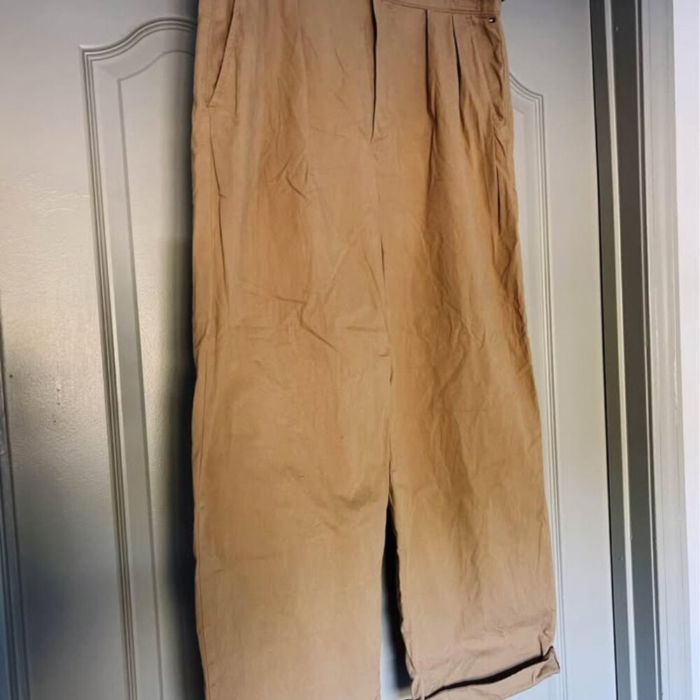 👖 Tommy Hilfiger Women’s Canvas Pants – Two-Button Closure – Size 14 👖 - Picture 7 of 7
